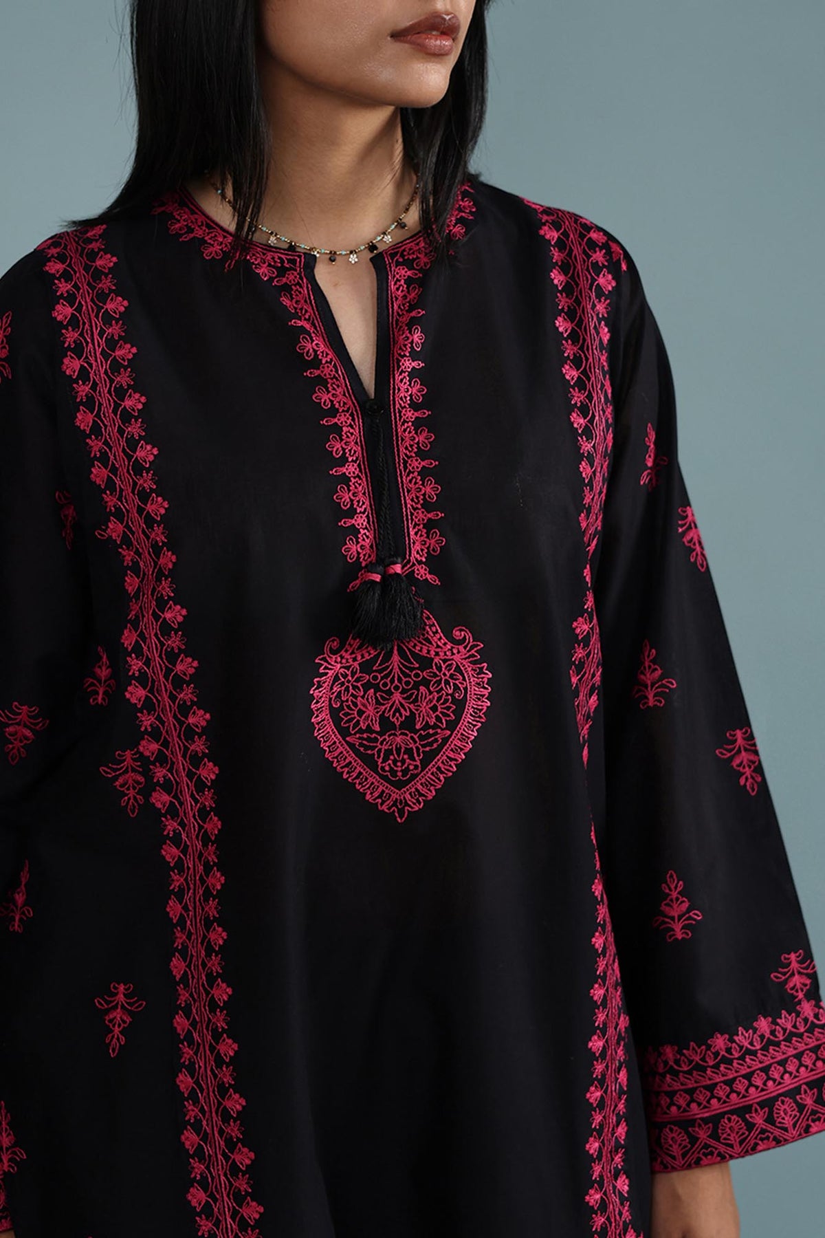 Phool Embroidered Set