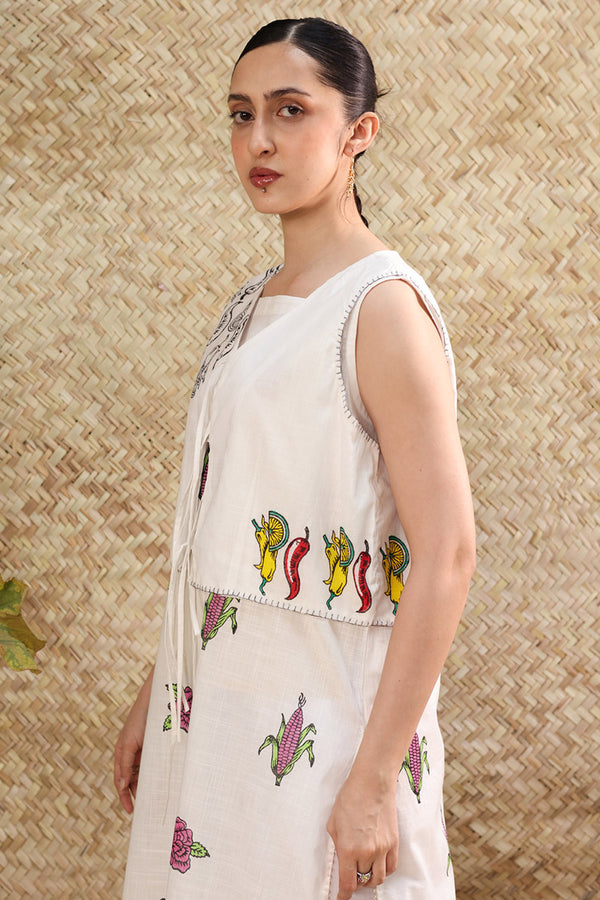 Hand-Block Printed Koti