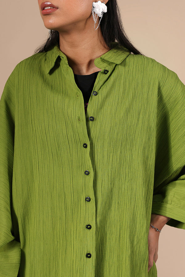 Soft Line Crinkle Co-ord Set