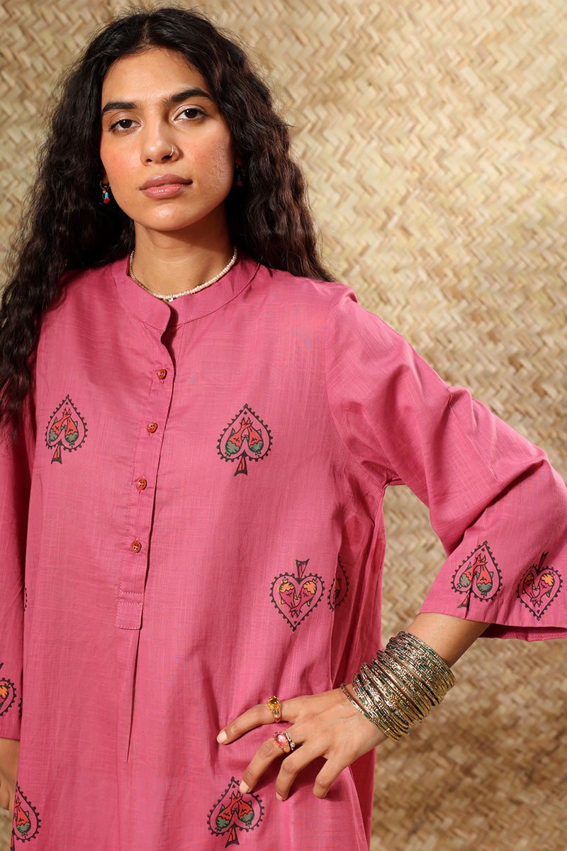 Hand-Block Printed Kurta
