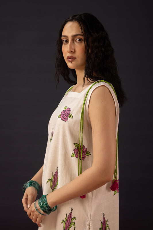 Rosette Block Printed  Set