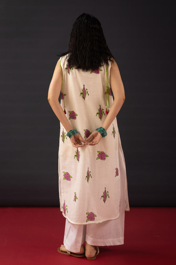 Rosette Block Printed  Set