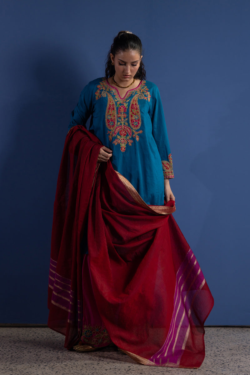 Embroidered Gulnar Set