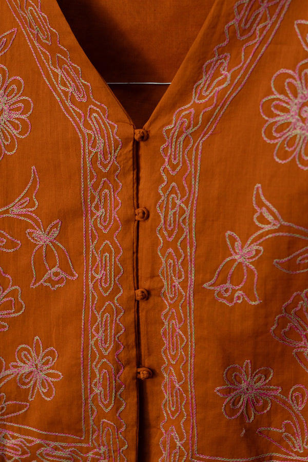Embroidered Zouk Koti