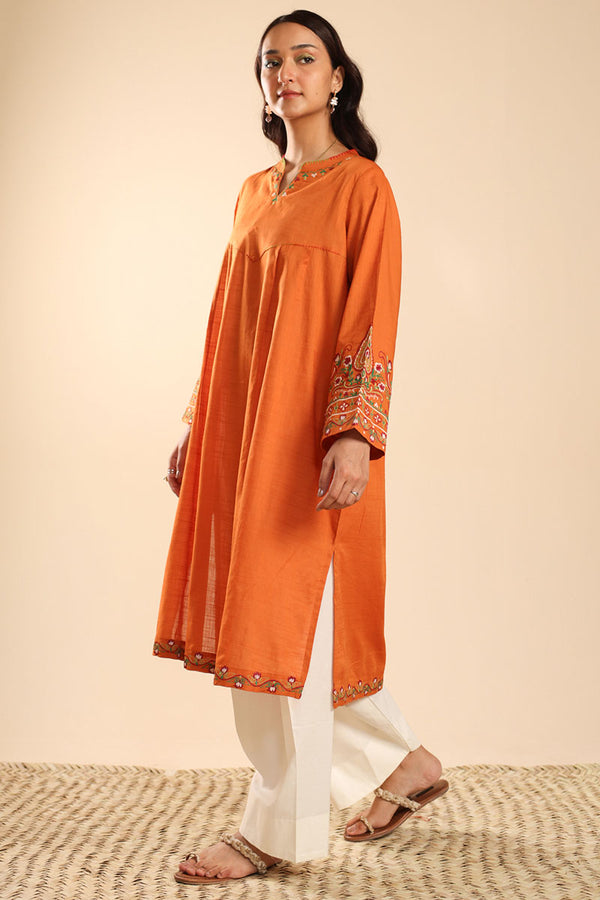 Phulkari Zouk Kurta