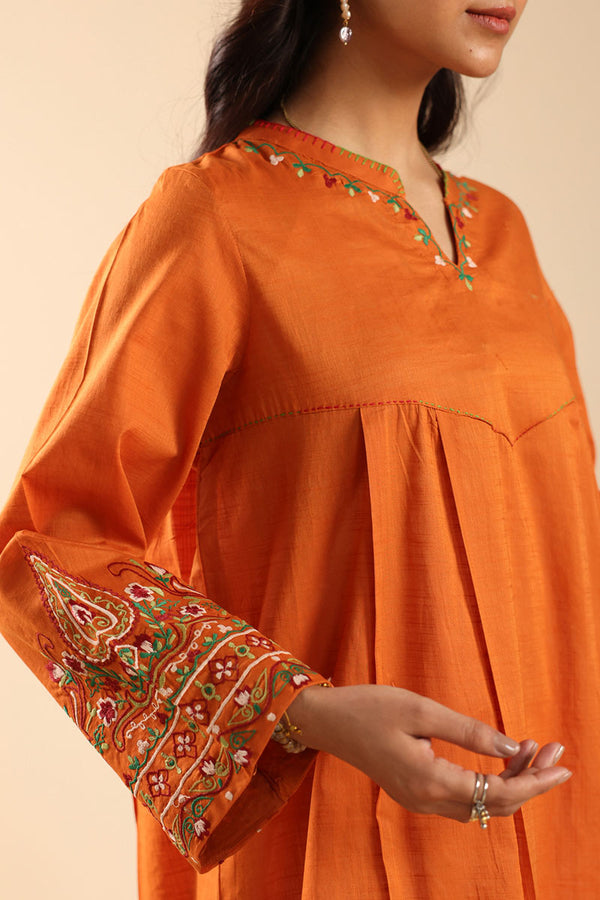 Phulkari Zouk Kurta