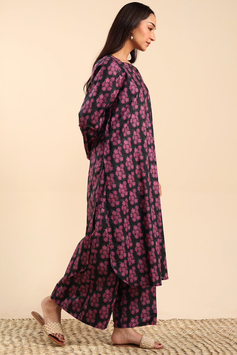 Crochet Florals Printed Set