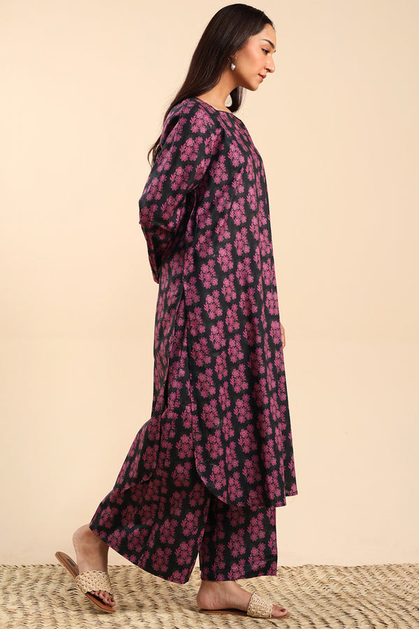 Crochet Florals Printed Set