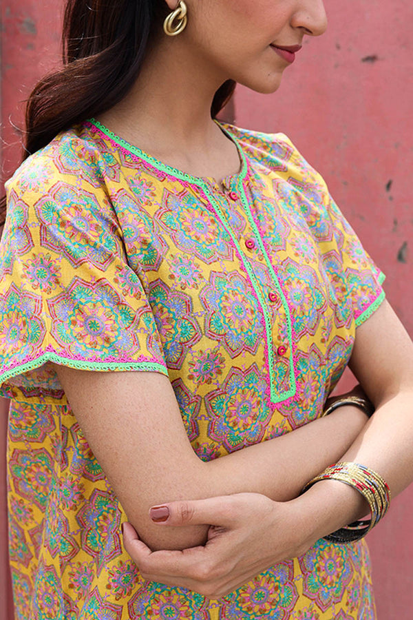 Neon Flora Shalwar Set