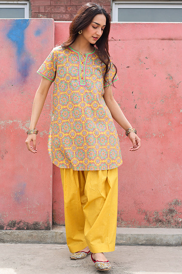 Neon Flora Shalwar Set