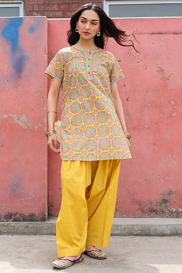 Neon Flora Shalwar Set