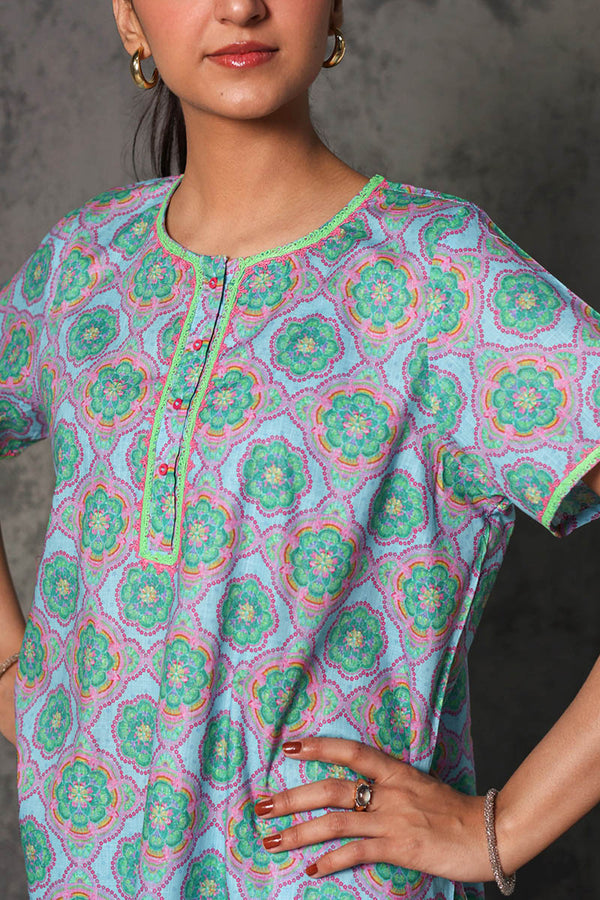 Neon Flora Shalwar Set