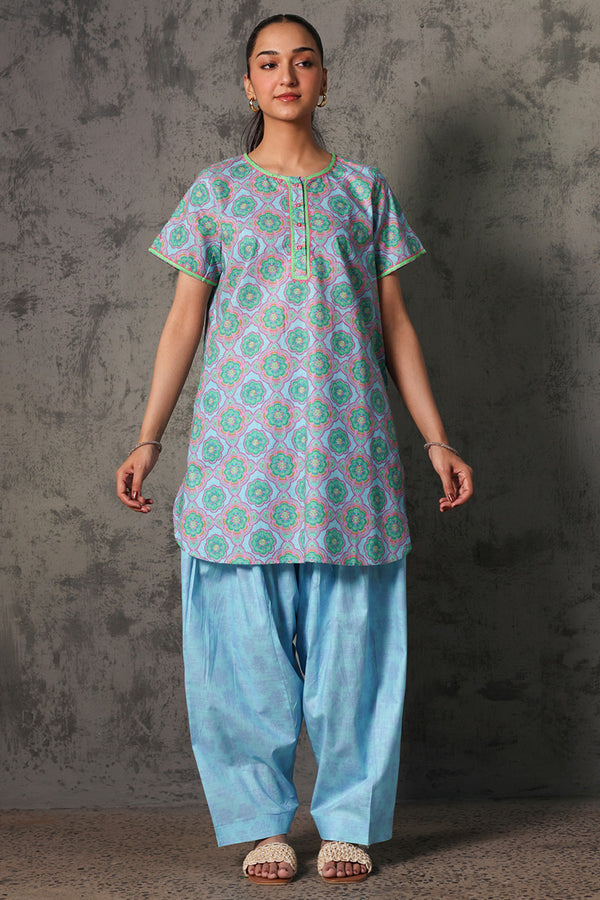 Neon Flora Shalwar Set