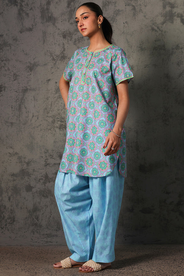 Neon Flora Shalwar Set