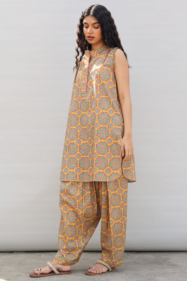 Pleated Crochet Duo Set