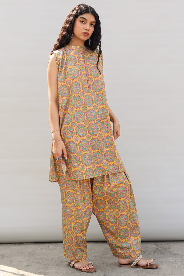 Pleated Crochet Duo Set