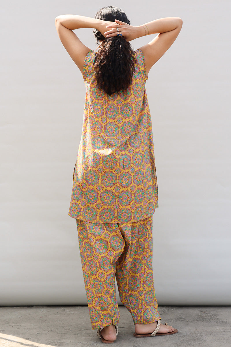 Pleated Crochet Duo Set
