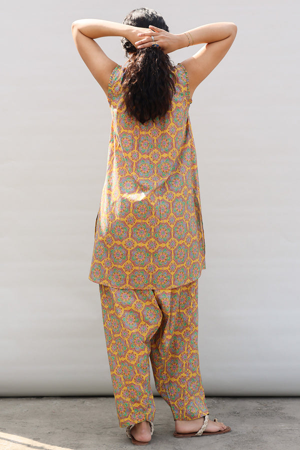 Pleated Crochet Duo Set