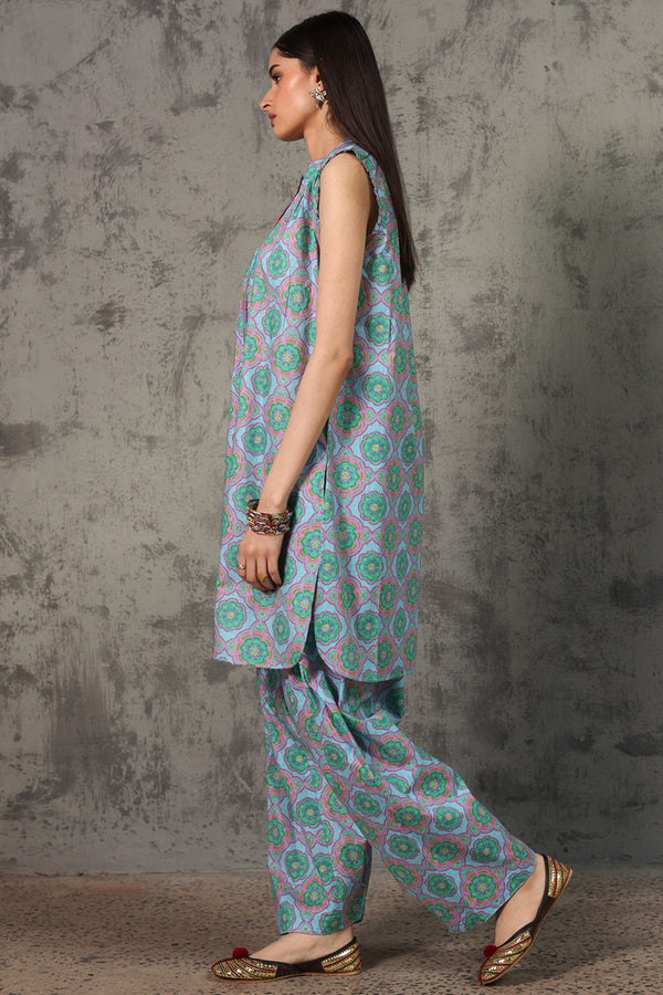 Pleated Crochet Duo Set