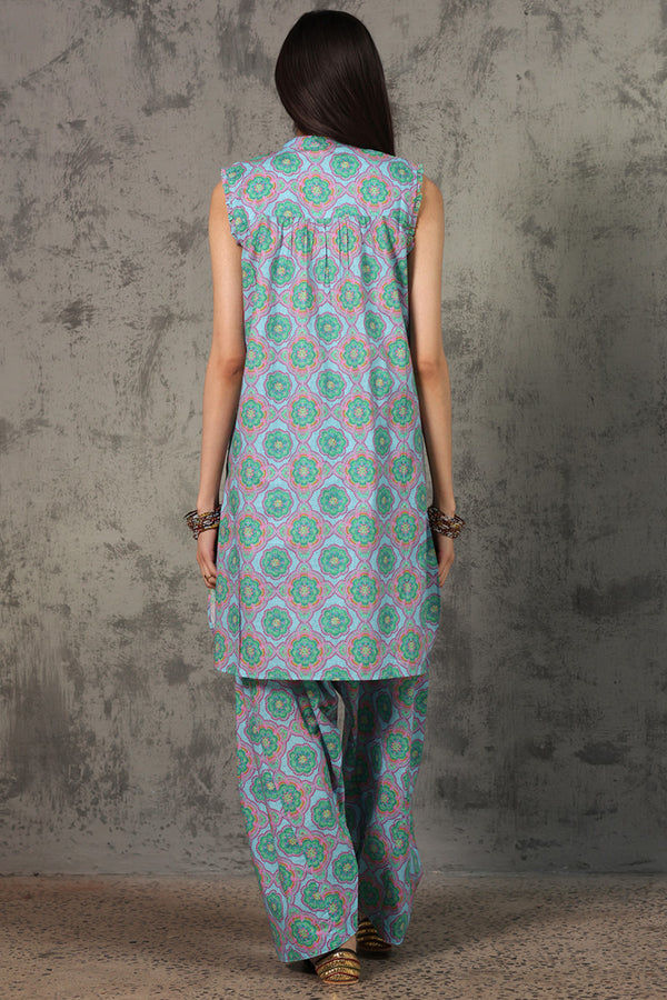 Pleated Crochet Duo Set