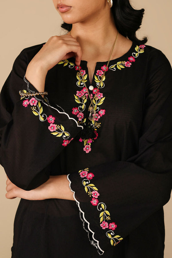 Embroidered Wrapped 3-Piece