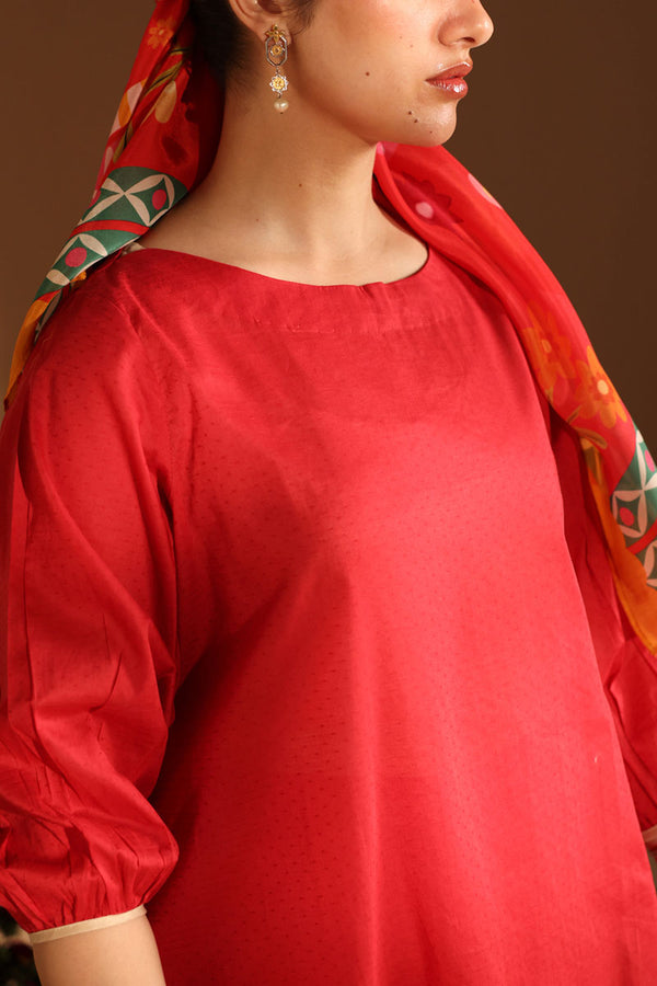 Wrapped Scarf Ensemble