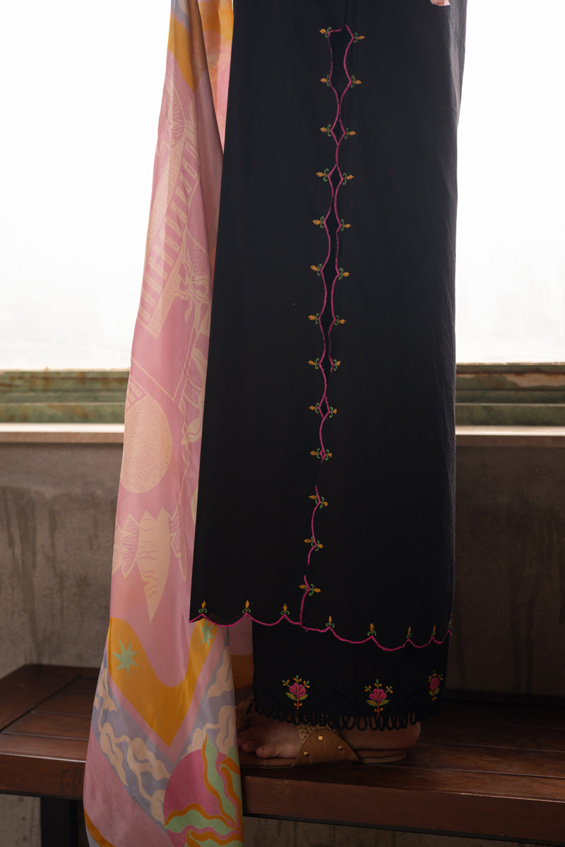 Blush Bloom Embroidered Suit