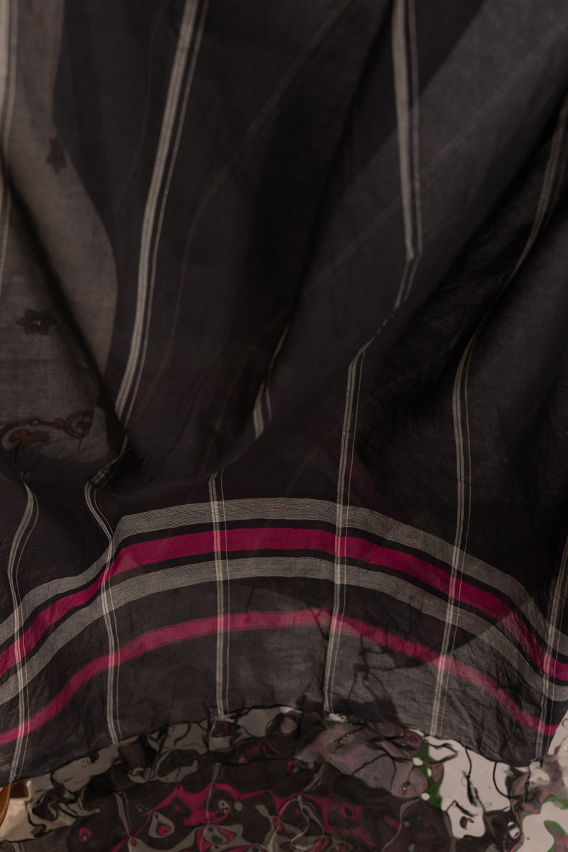 Blush Grid Dupatta