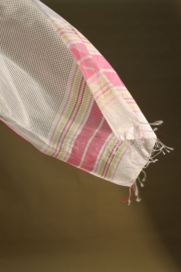 Blush Grid Dupatta