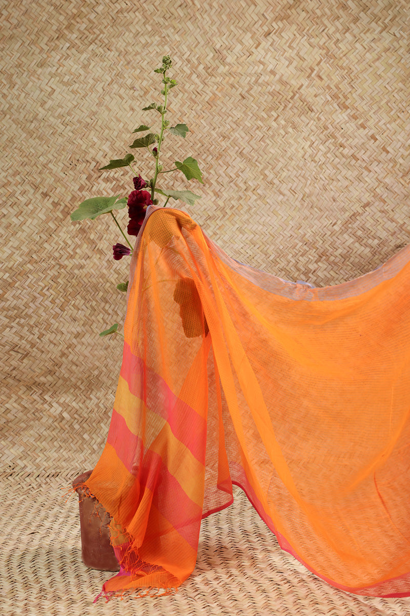 Blush Grid Dupatta
