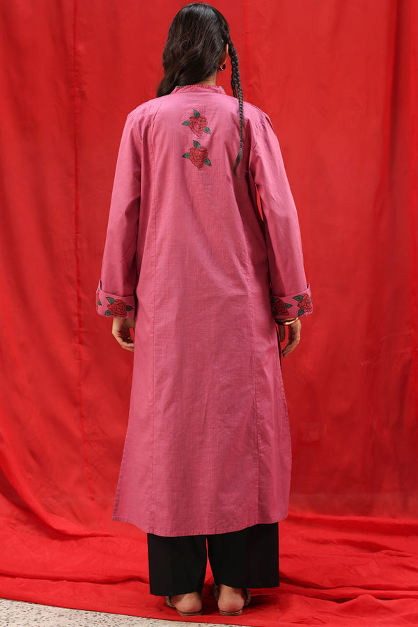 Rose Block Printed Kurta