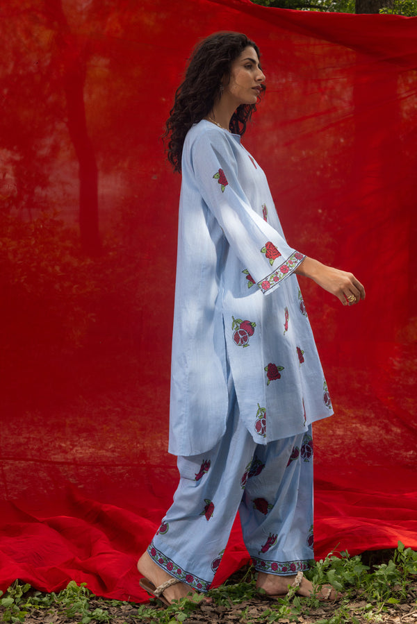 Laal Anar Block-Printed Set