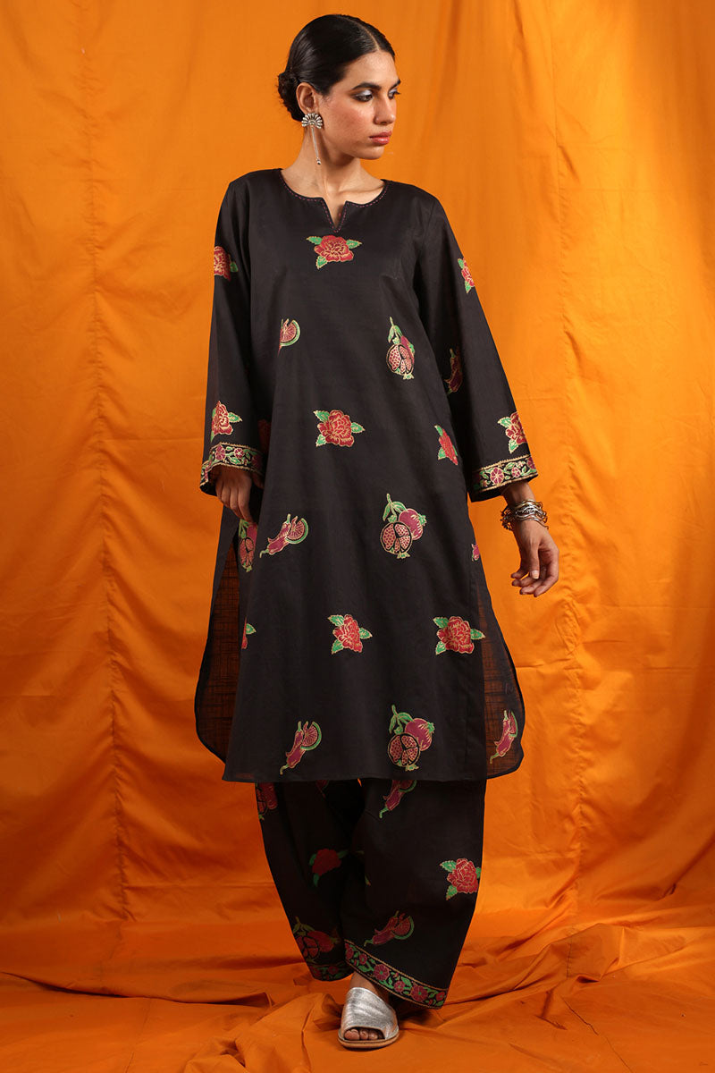 Laal Anar Block-Printed Set