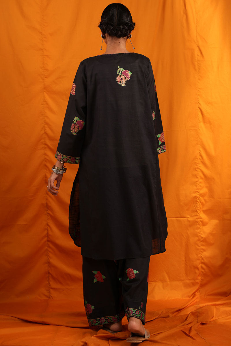 Laal Anar Block-Printed Set