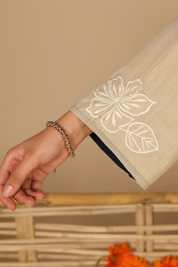Ivory Embroidered Set