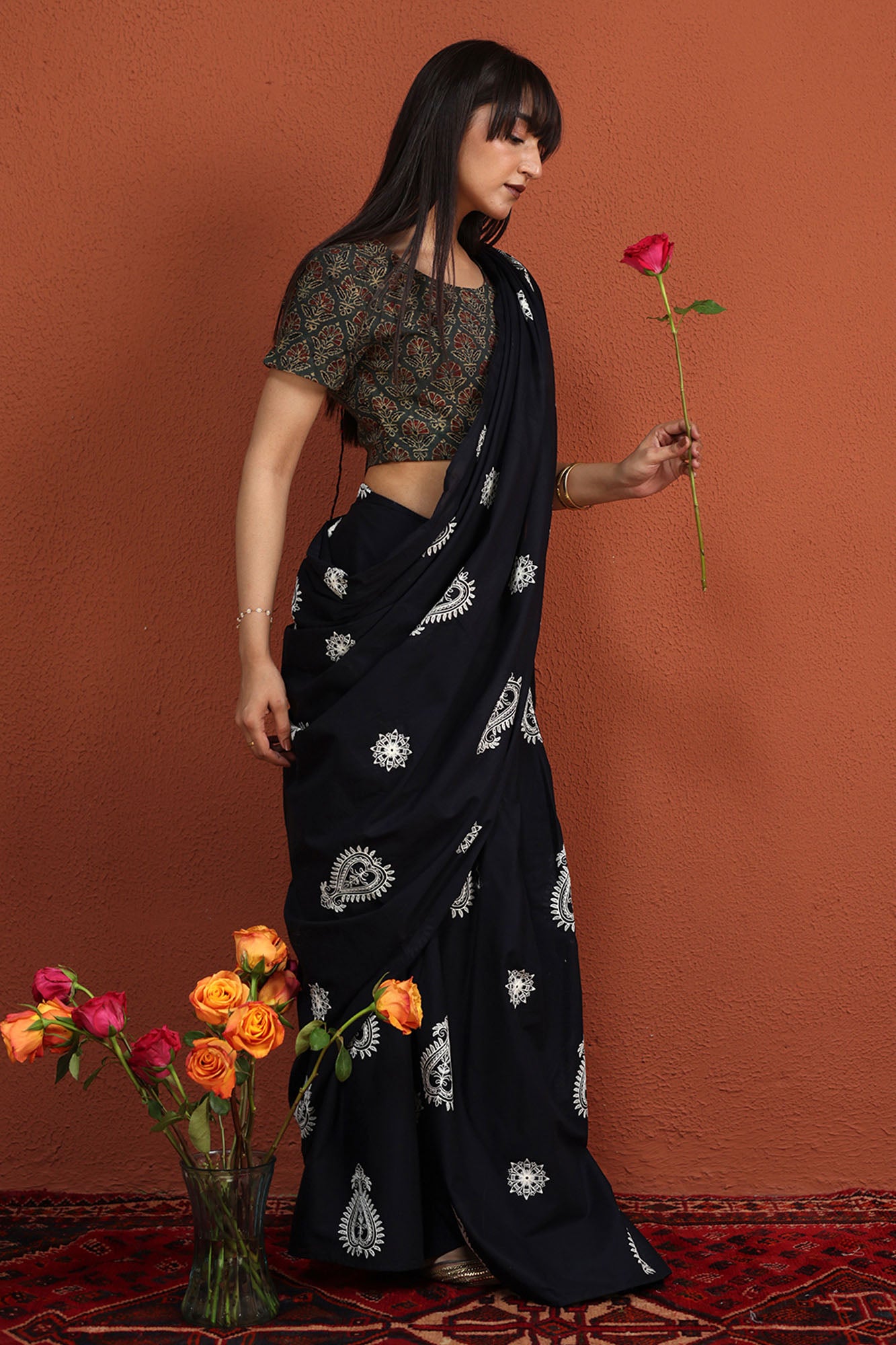 Midnight reverie Saree