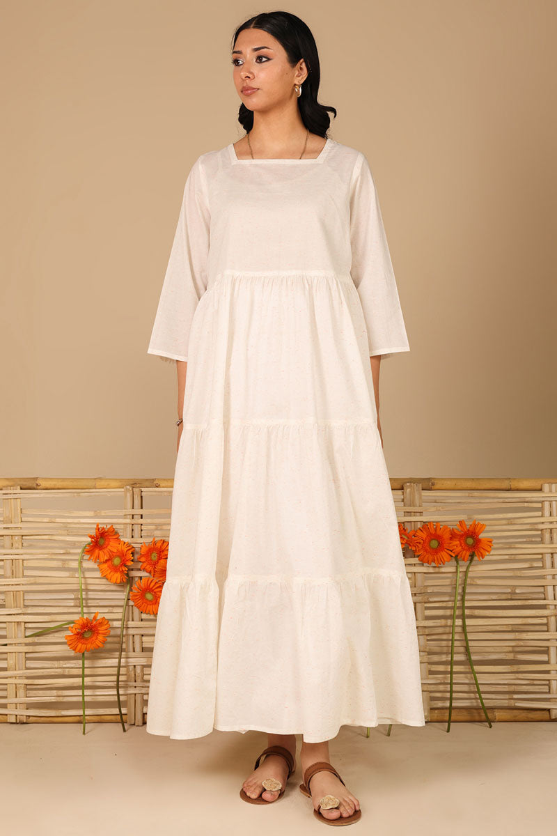 Ivory Tiered Dress