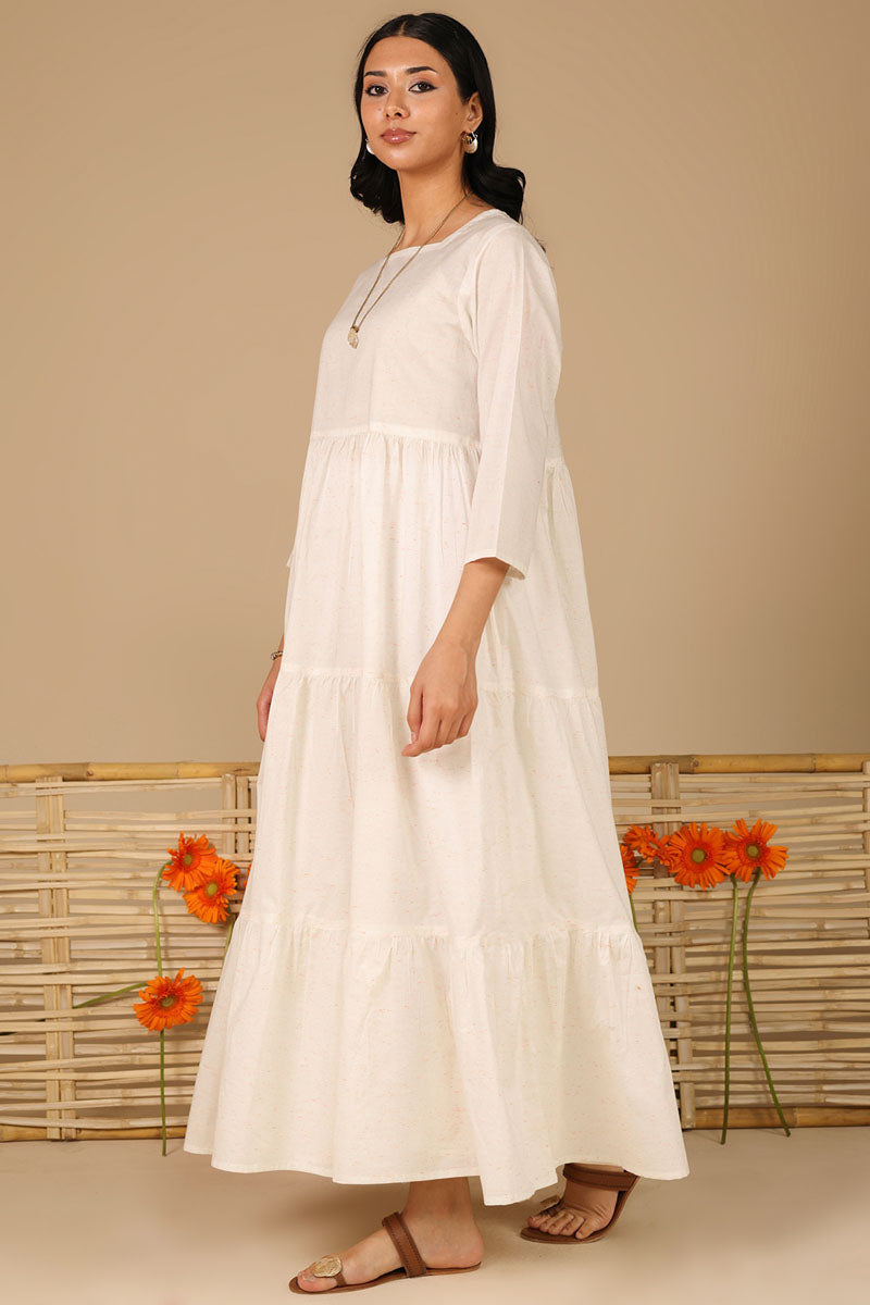 Ivory Tiered Dress