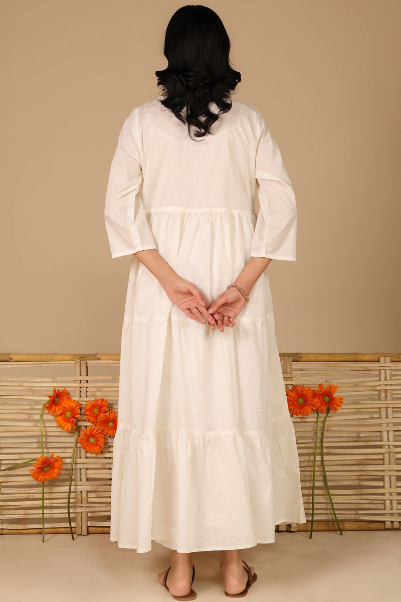 Ivory Tiered Dress