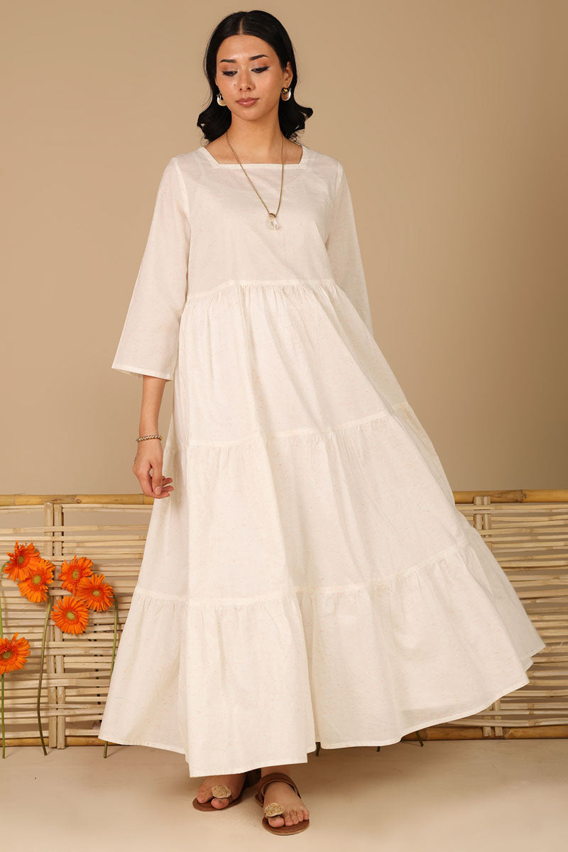 Ivory Tiered Dress