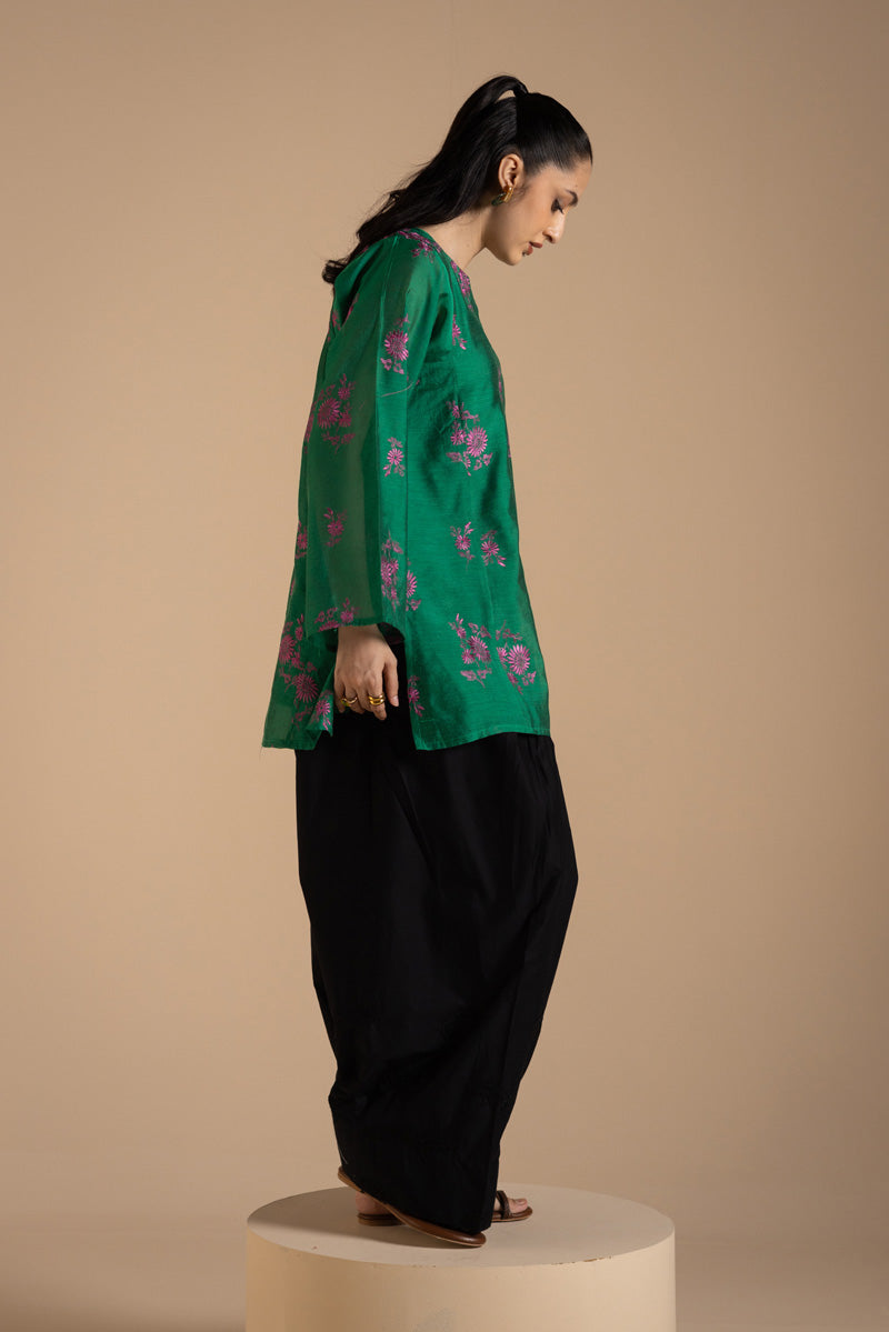 Forest Fleur Embroidered Kurta