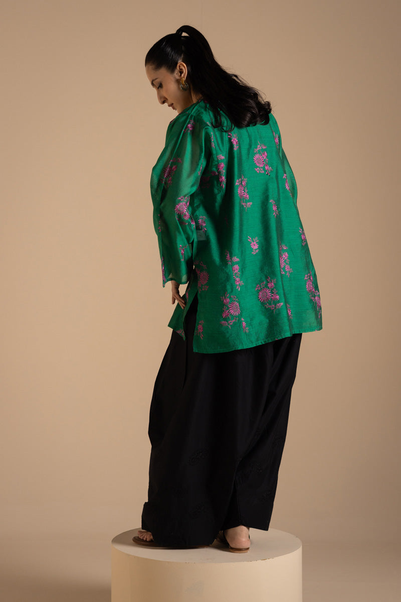 Forest Fleur Embroidered Kurta