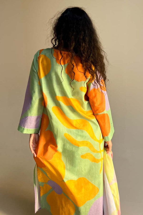 Sky Blush Dupatta Set