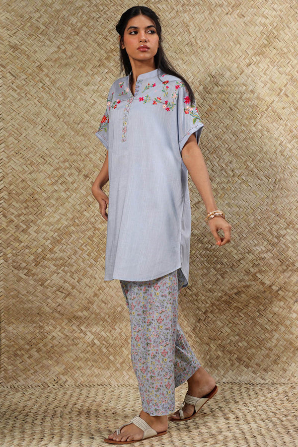 Blush Field Embroidered Set