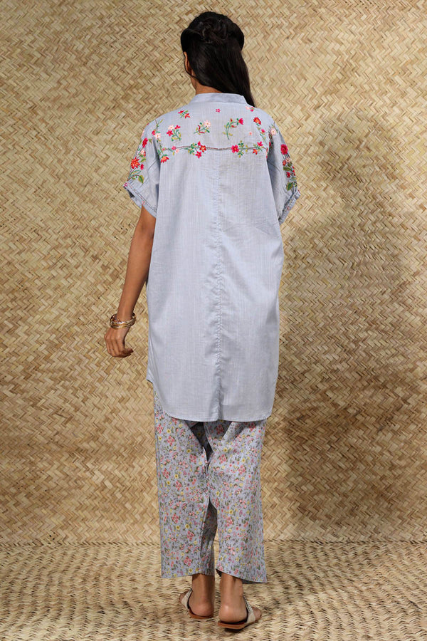 Blush Field Embroidered Set