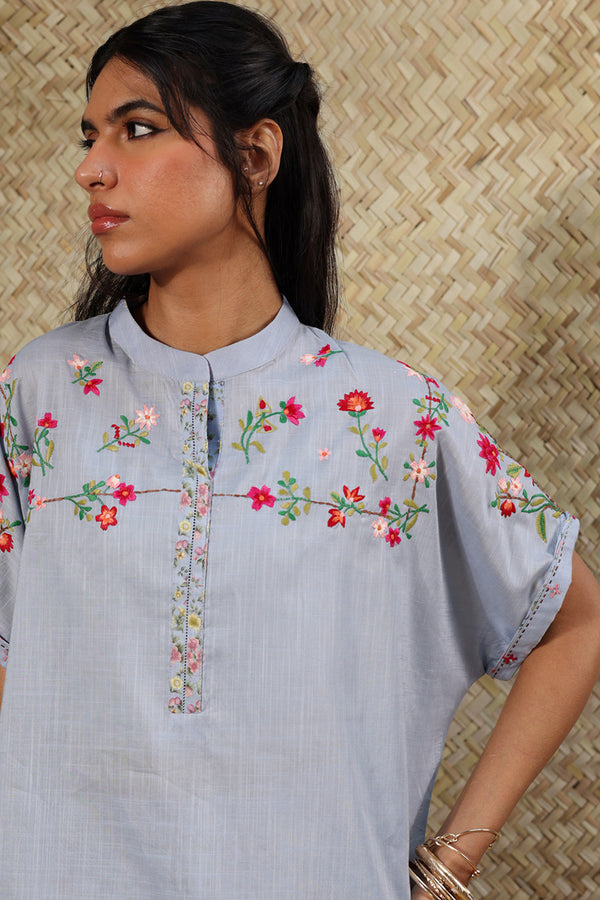 Blush Field Embroidered Set