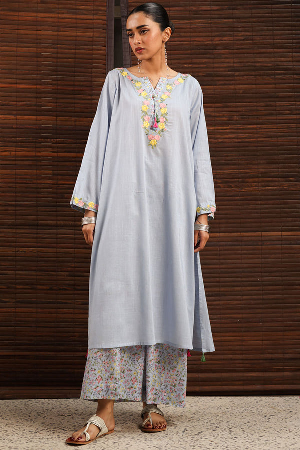 Blush Field Embroidered Set