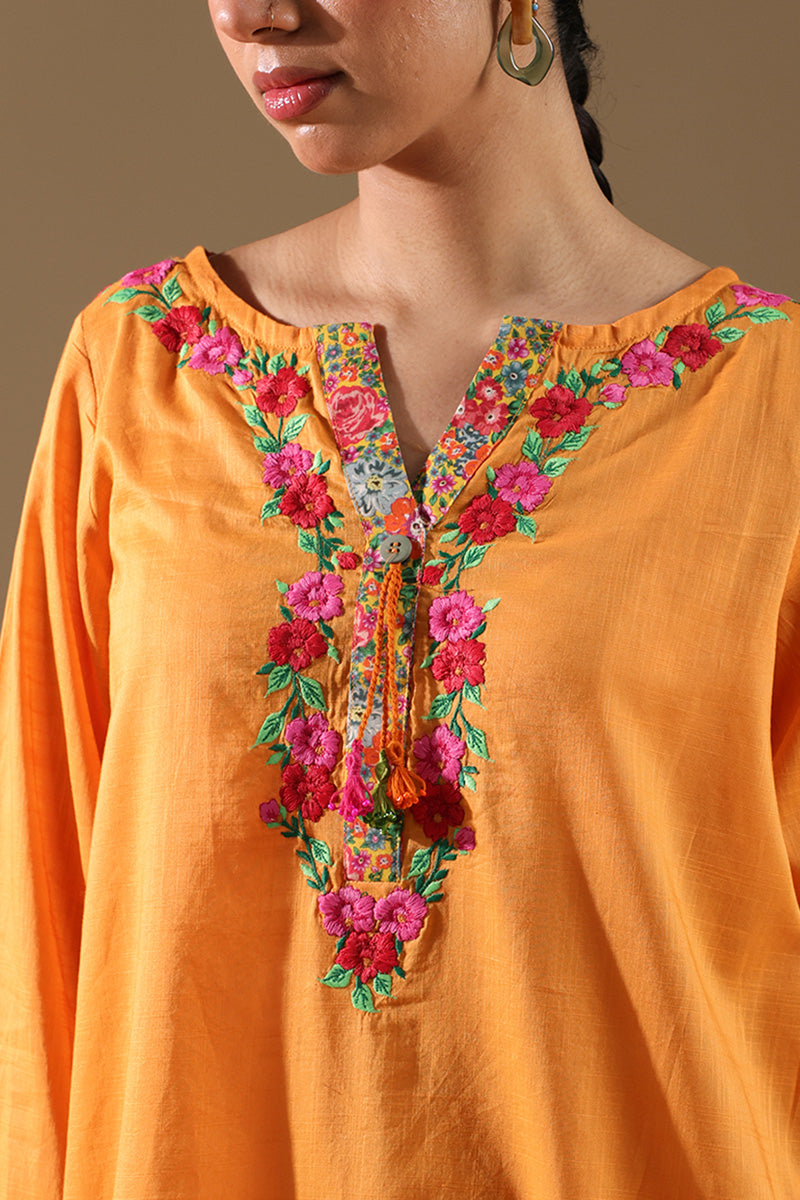 Blush Field Embroidered Set