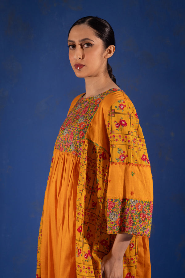 Blush Field Flared Kurta