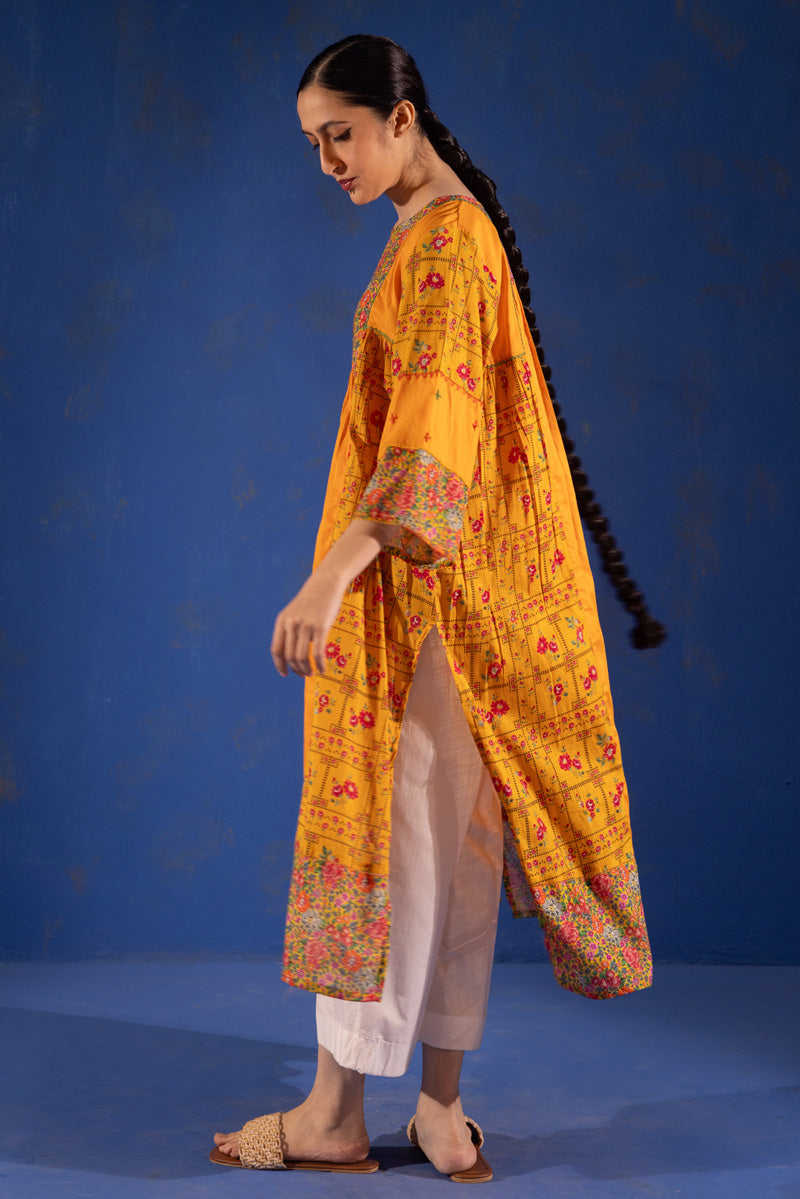 Blush Field Flared Kurta